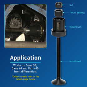 GEAROLL side profile highlighting stepped design for precise seal seating