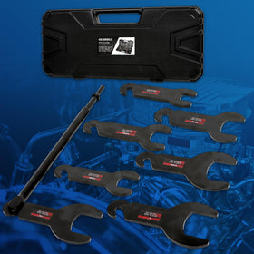 GEAROLL wrenches beside a ruler showing included sizes for correct fit