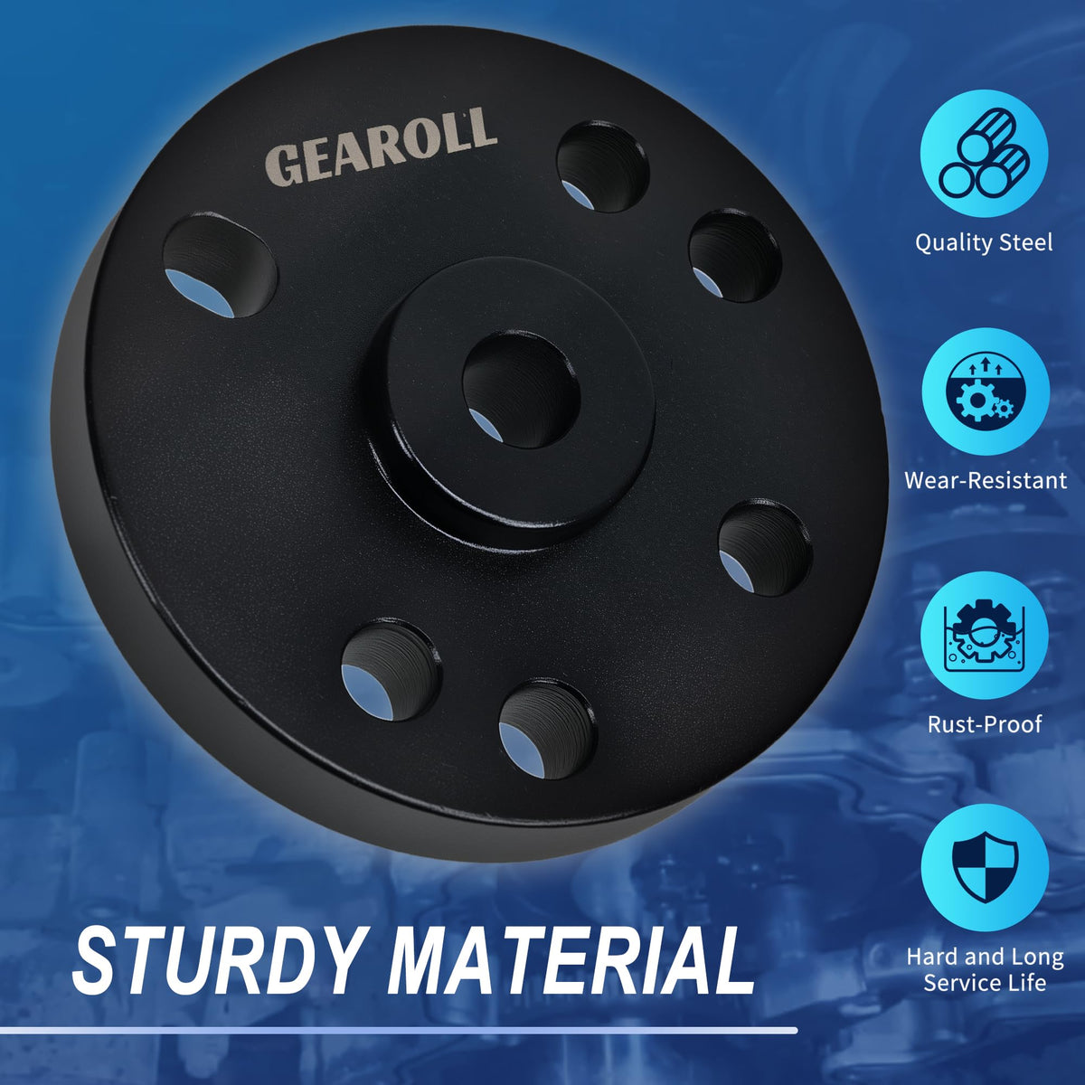 GEAROLL wedge set arrangement with 4–7 degree spacers for precise timing degrees