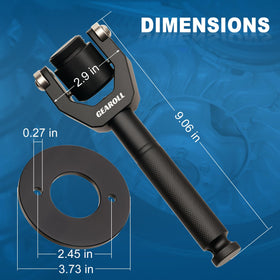 GEAROLL X3 machined edge detail showing corrosion-resistant finish