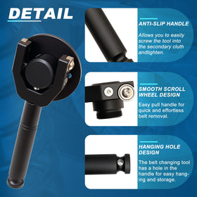 GEAROLL X3 next to ruler showing compact size for easy storage