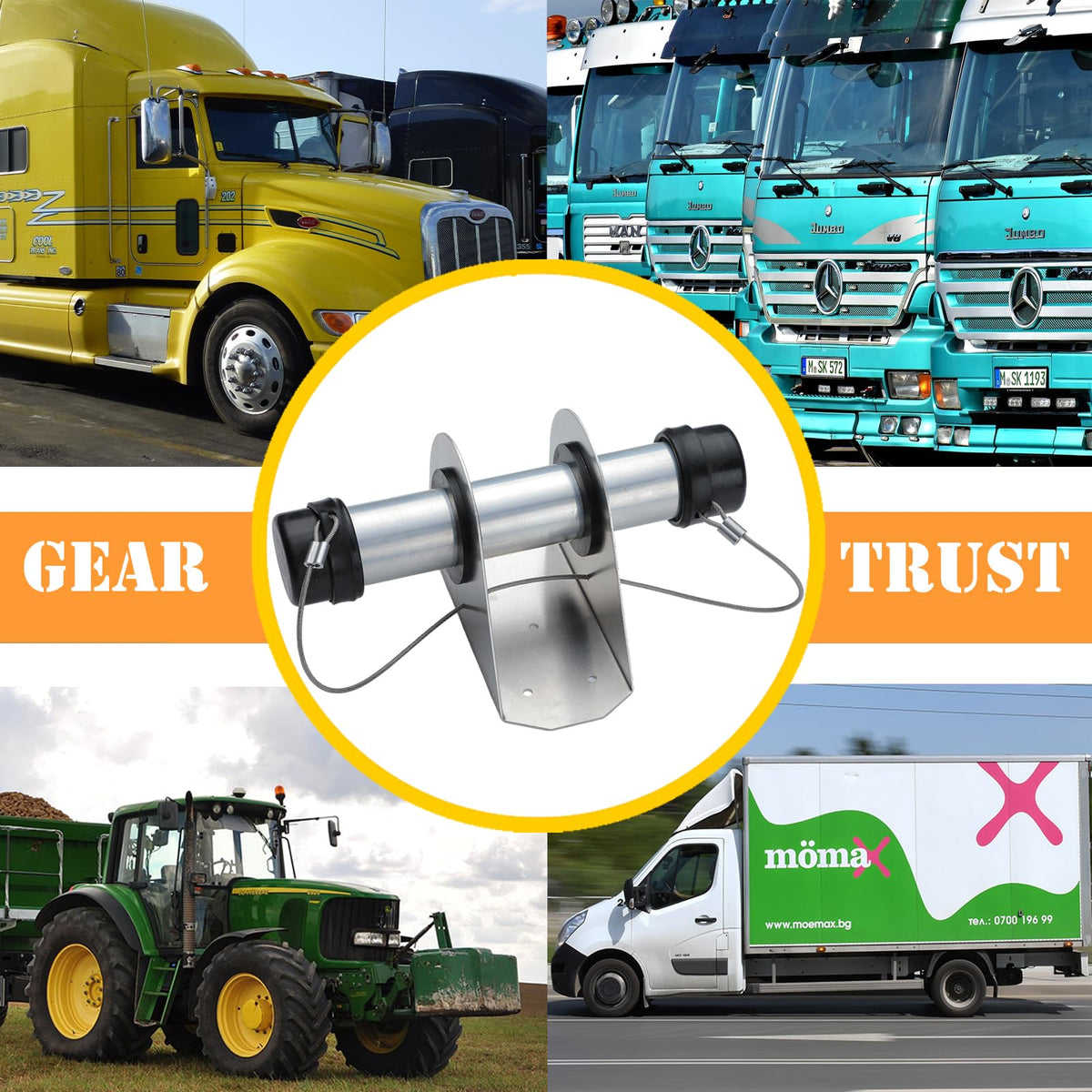 GearTrust open tube with registration inside showing organized document protection benefit