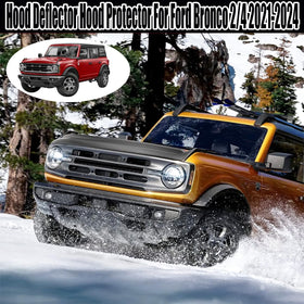 GearUp hood deflector on Bronco off-road scene protecting paint