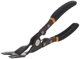 GEARWRENCH panel clip pliers front view showing tip and cushioned handles benefit clean removal