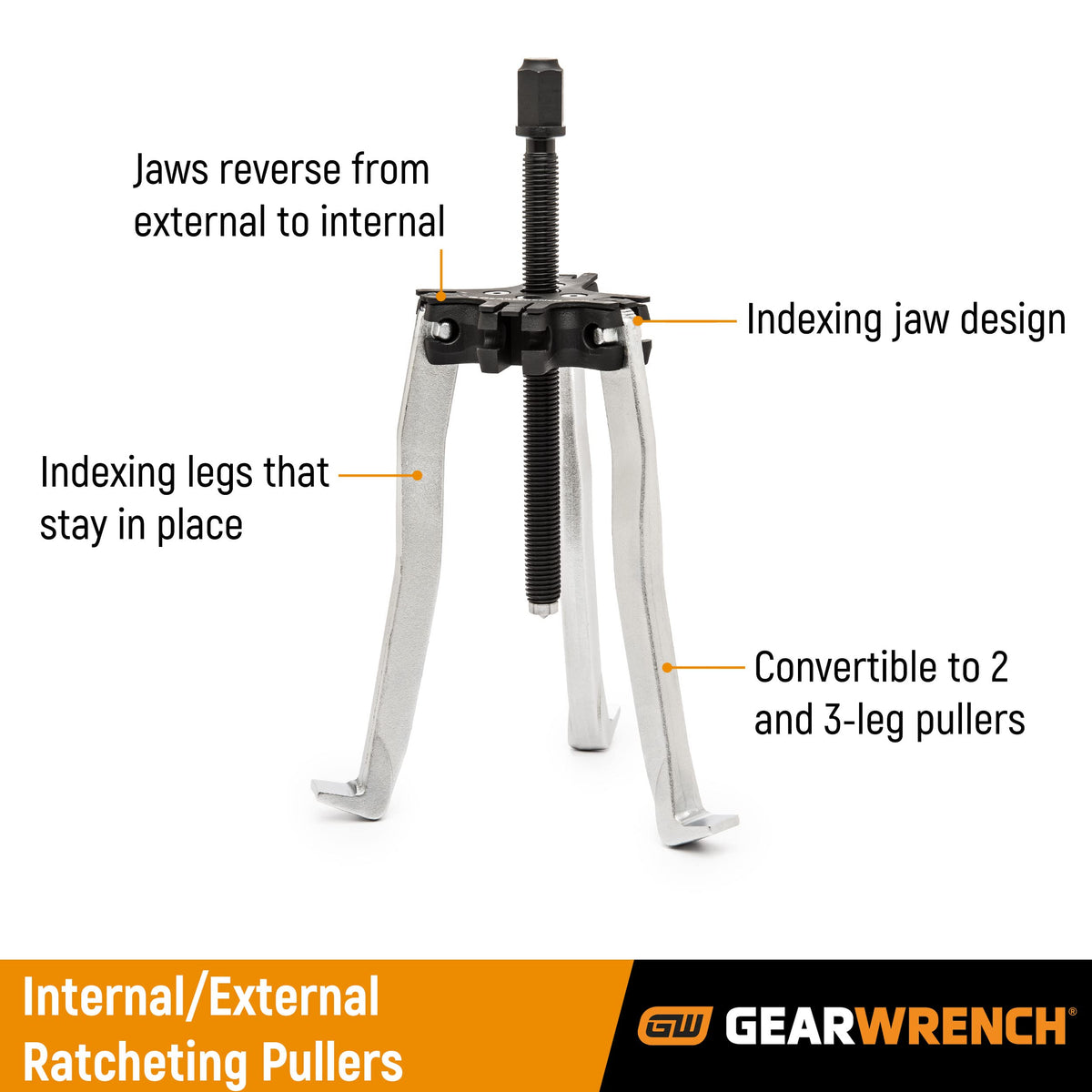GEARWRENCH forcing bolt close-up highlights strength and control