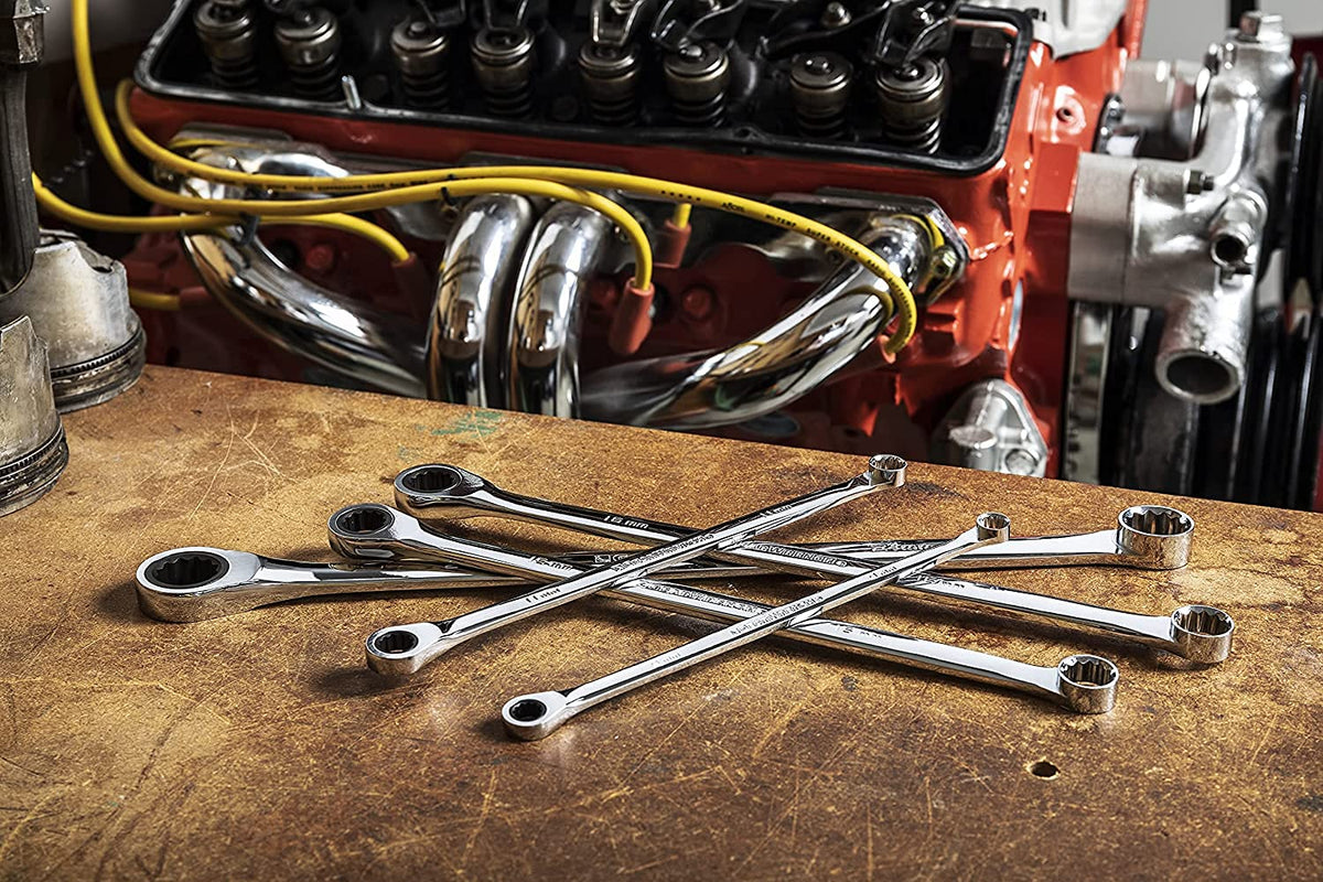 GEARWRENCH full set laid out showing size range and scale