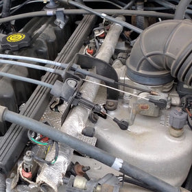 GEATaaT heat shield installed on Jeep engine demonstrating easy installation benefit