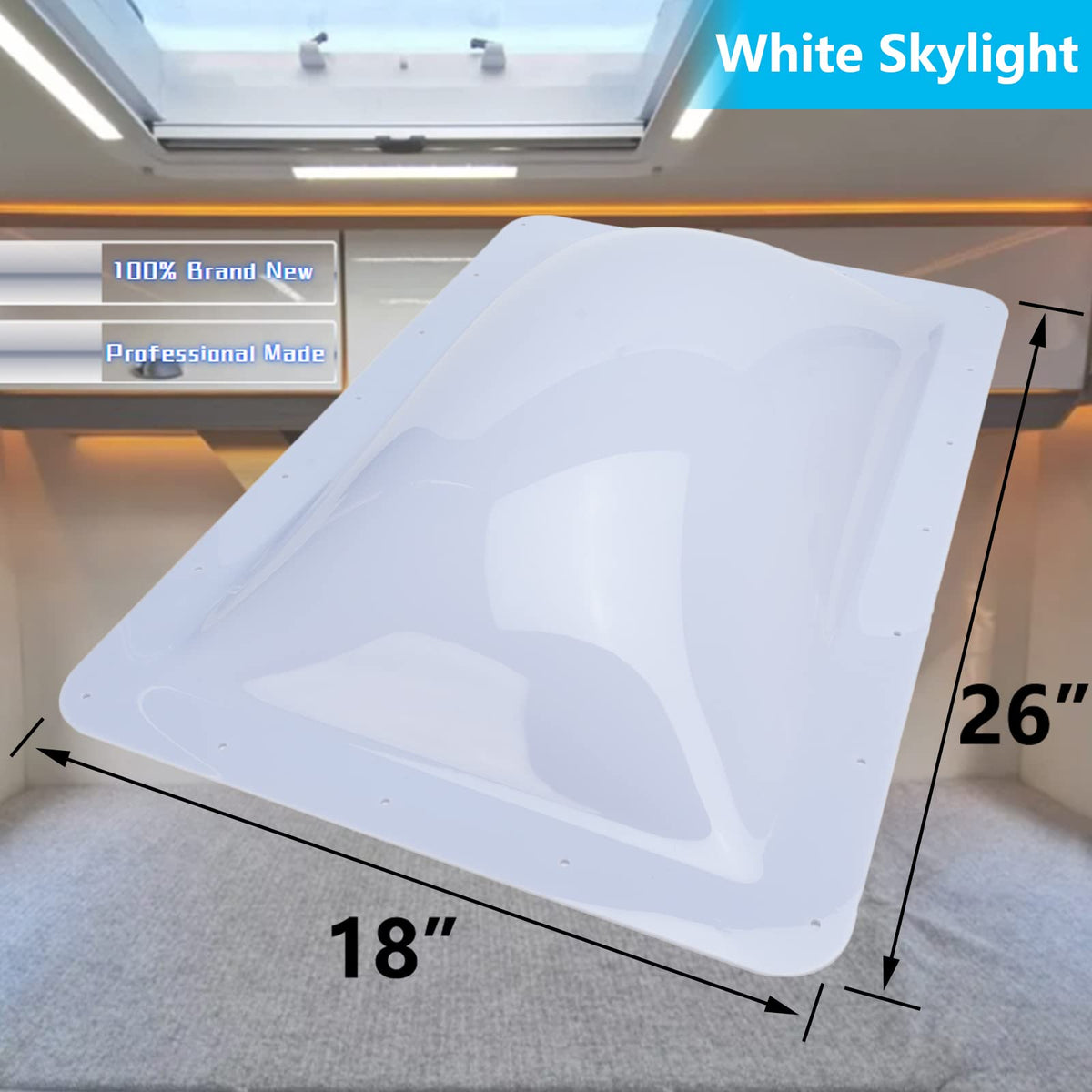 GEATaaT dome close up of polycarbonate texture and UV coating for durability