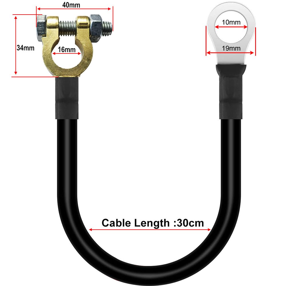 Gebildet cables installed under a vehicle hood showing secure battery connection benefit