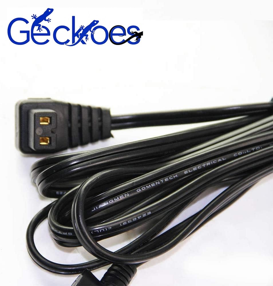 Close-up of Geckoes adapter connector tip matching fridge socket for secure power delivery