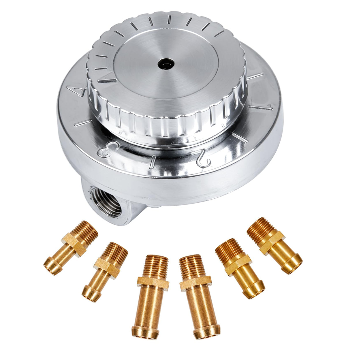 Gedlex regulator front view showing compact body and mounting for reliable control