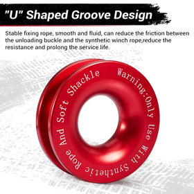 Gedlex soft shackle and ring used on an ATV recovery, faster rigging and reduced whip risk
