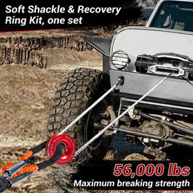 Gedlex synthetic winch rope floating on water, simpler retrieval after sinking or mud recovery