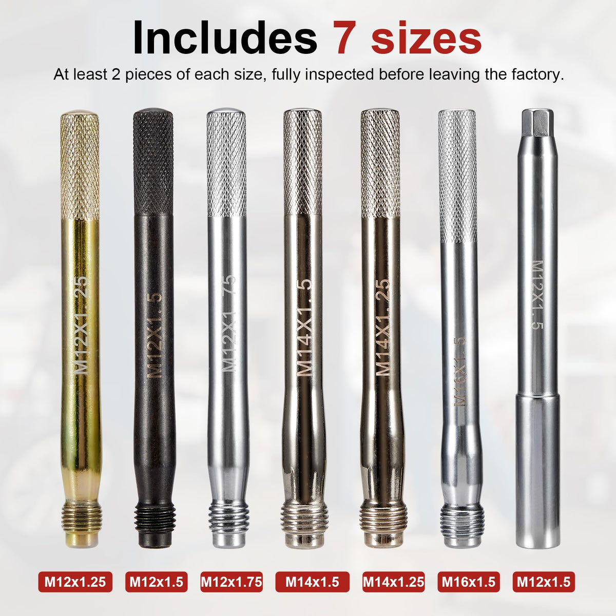 Gedlex close-up of precision threads demonstrating secure fit and durable stainless-steel finish