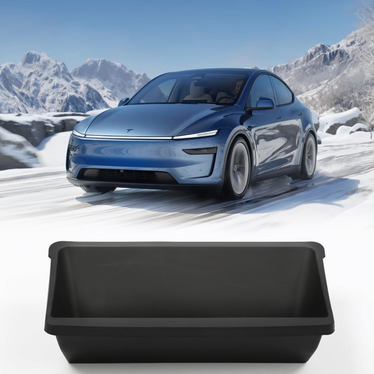 GEEDAR front view under seat box showing neat hidden storage and clean fit
