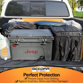 GEEDAR product label and material stamp highlighting durable rubber composition