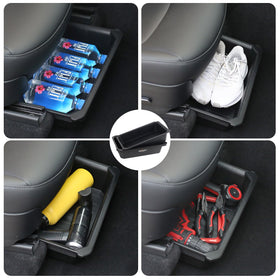 GEEDAR lifestyle shot of cabin with organized gear showing tidy, clutter-free interior