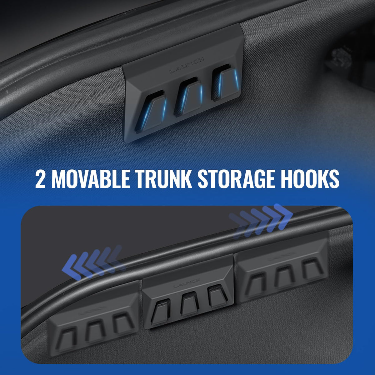 GEEDAR lifestyle shot of trunk organized for tidy daily errands