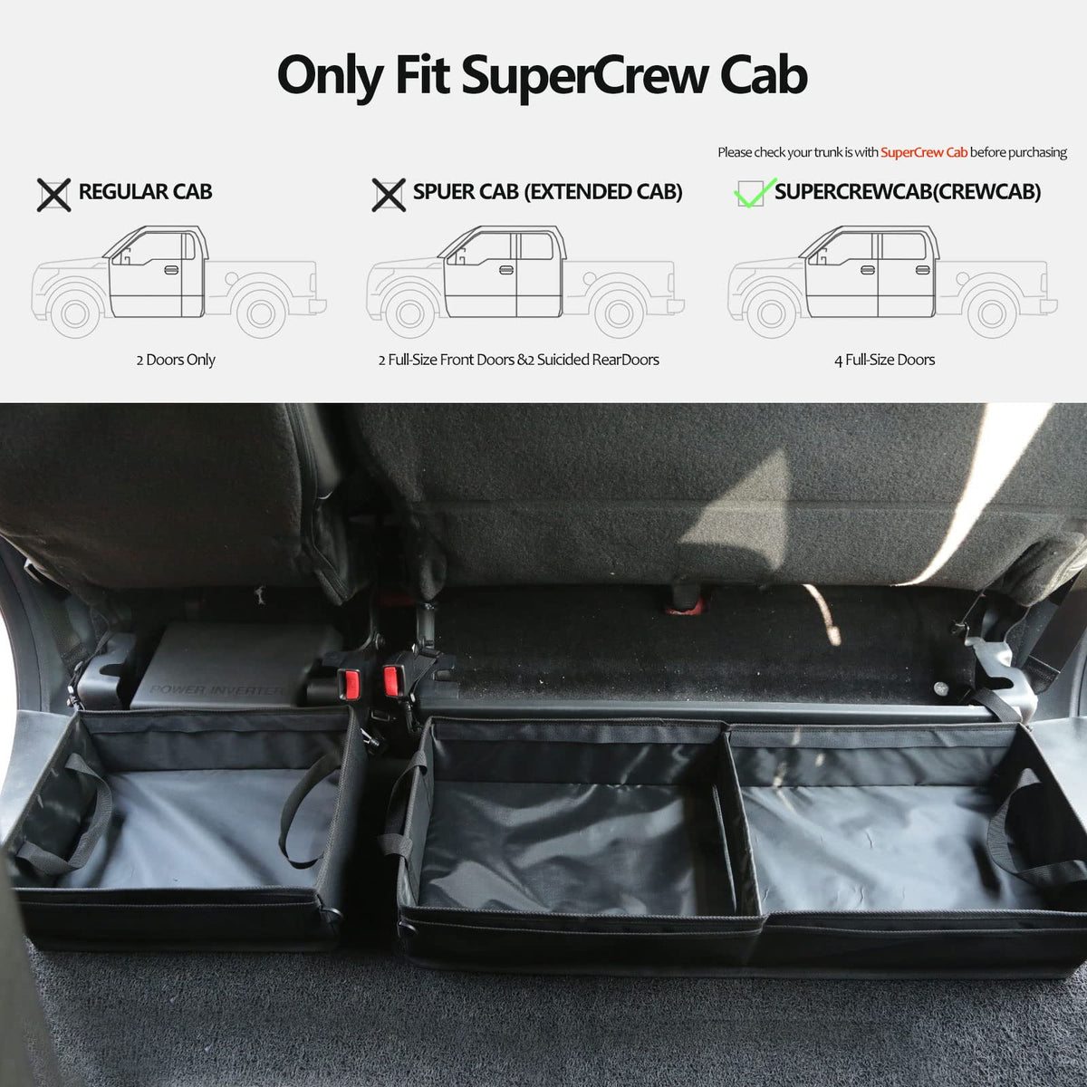 GEEDAR close-up of compartment dividers showing organized tool separation benefit