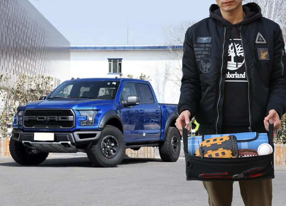 GEEDAR lifestyle shot with tools and recovery gear showing practical on-road utility benefit