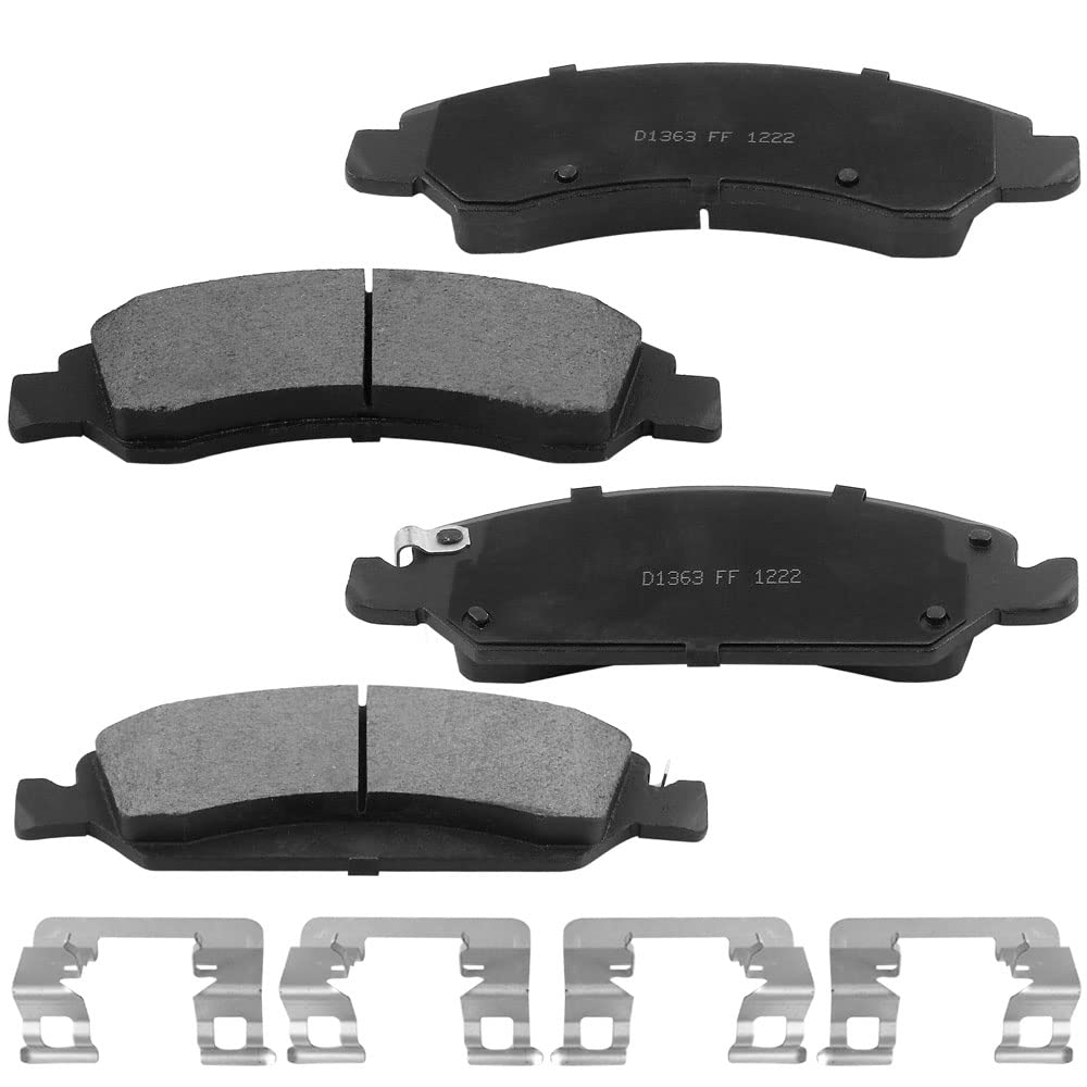 Geekstop brake pads new versus worn comparison highlighting reduced dust benefit