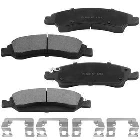 Geekstop brake pads new versus worn comparison highlighting reduced dust benefit