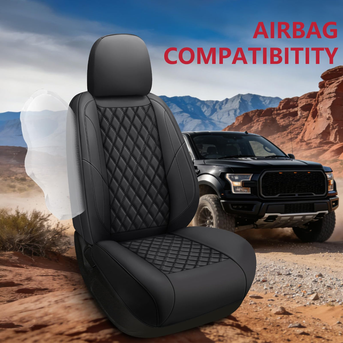 GEEYONTEK visible side airbag cutout ensuring safety compatibility