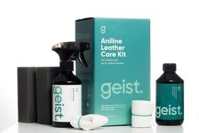 Geist front packaging showing kit components and protective benefits