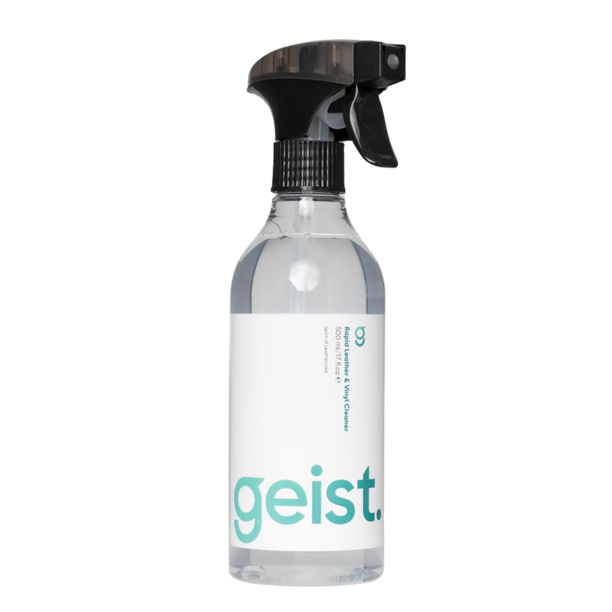 Geist front label on 500ml bottle showing product name and benefits