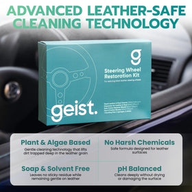 Geist before and after steering wheel comparison showing refreshed look