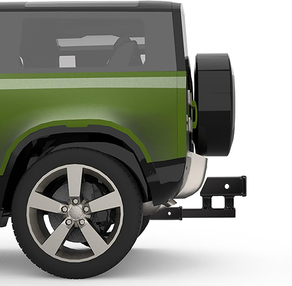 Geksion adapter with bike rack attached, enables convenient transport of bikes