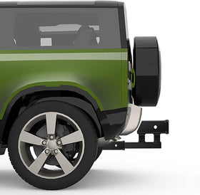 Geksion adapter with bike rack attached, enables convenient transport of bikes