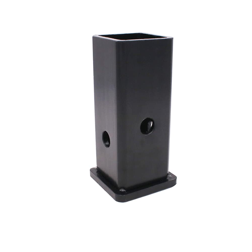 Geksion pin hole rotation detail showing four 5/8" holes and adjustable positioning benefit versatility