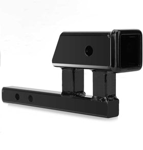 Geksion side profile with bike rack attached demonstrating accessory compatibility