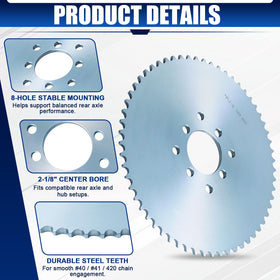 Gekufa image of 8-hole mounting pattern demonstrating balanced load distribution