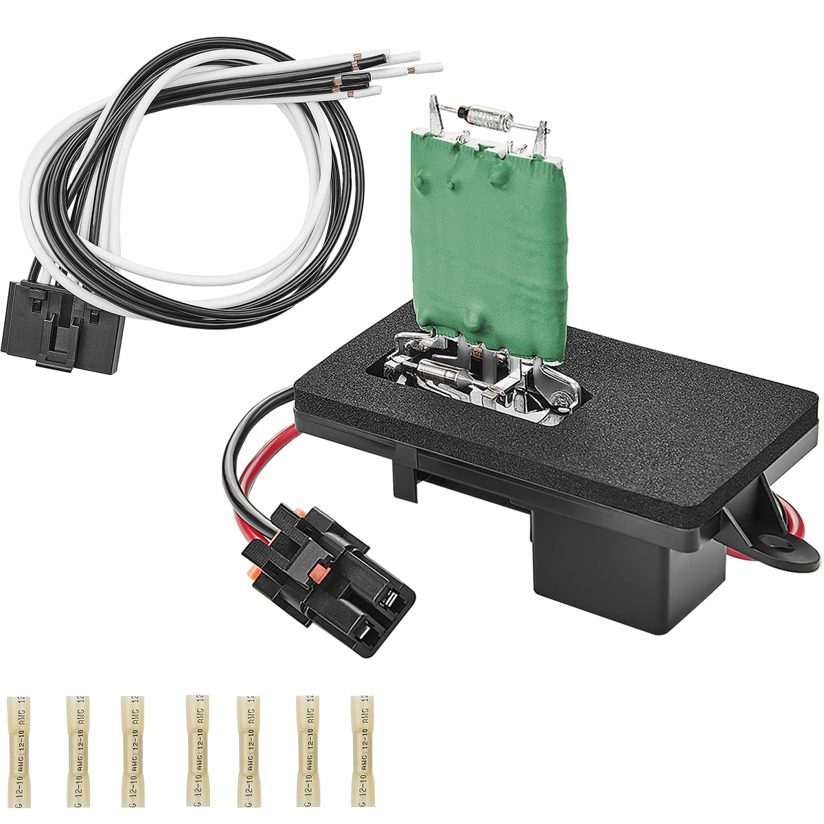 GELAIDI front resistor assembly showing mounting and connector for easy replacement