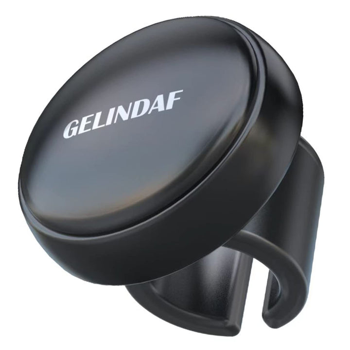 GELINDAF front view showing compact silicone knob and smooth profile for comfortable grip