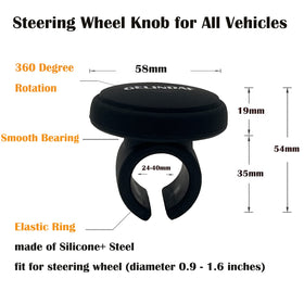 GELINDAF snapped onto wheel during installation demonstrating tool-free mount