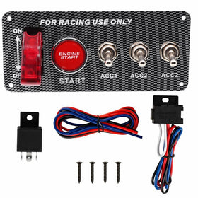 Geloo front panel overview showing switches and LED for easy control