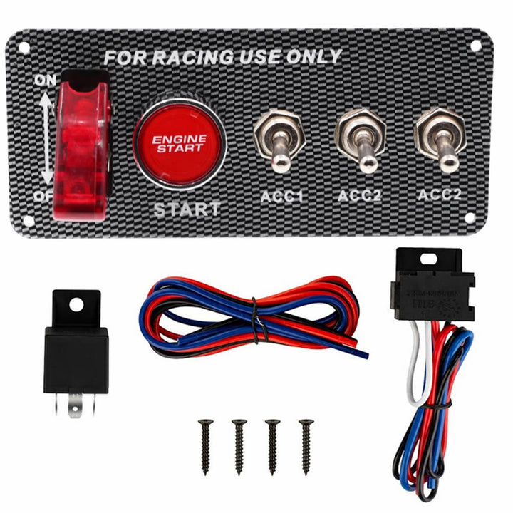 Geloo front panel overview showing switches and LED for easy control