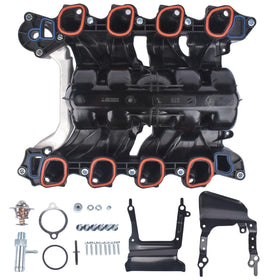 GELUOXI front view intake manifold showing clean ports and reliable fit