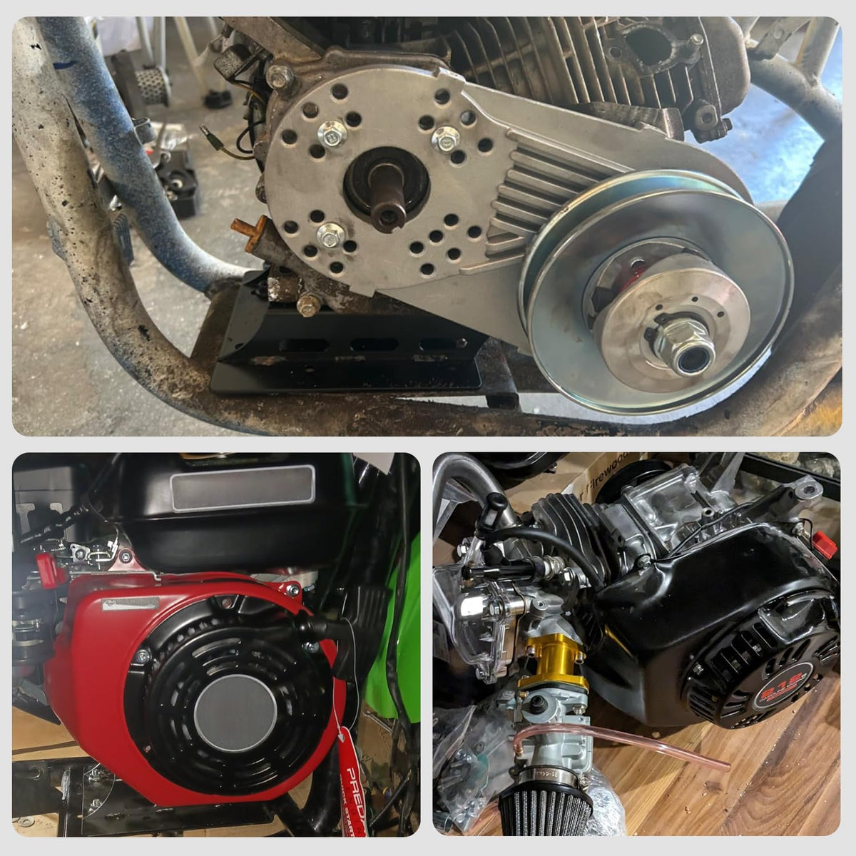 gemigard mini bike in use after install highlighting improved driveline compatibility
