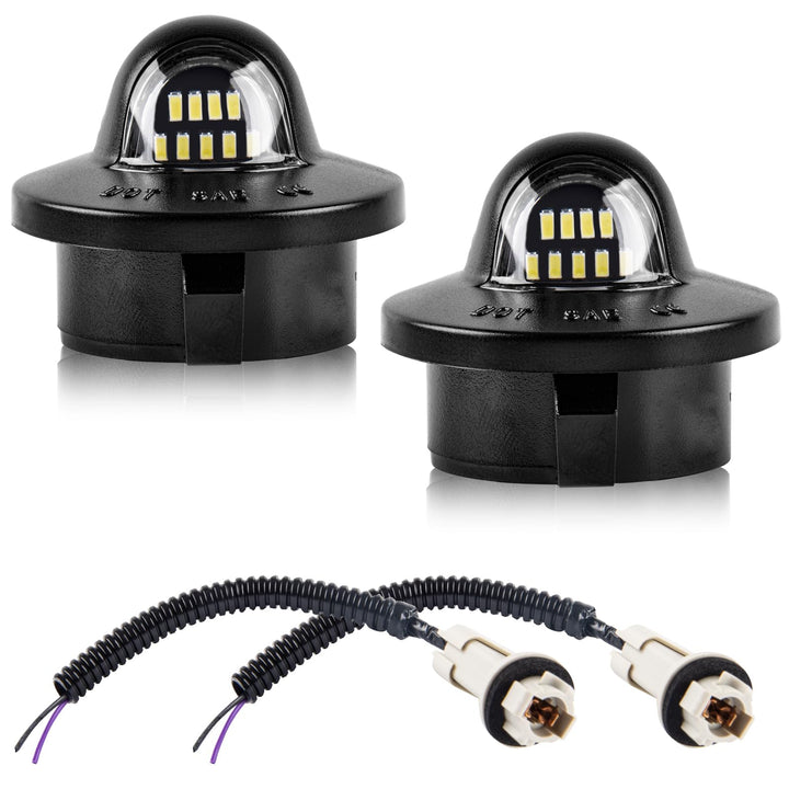 Gempro front assembly view showing lens and mounting, improves plate visibility
