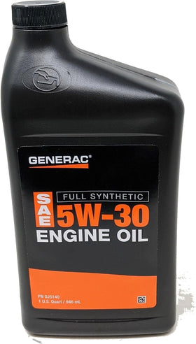 Generac funnel and absorbent pad included for cleaner oil changes