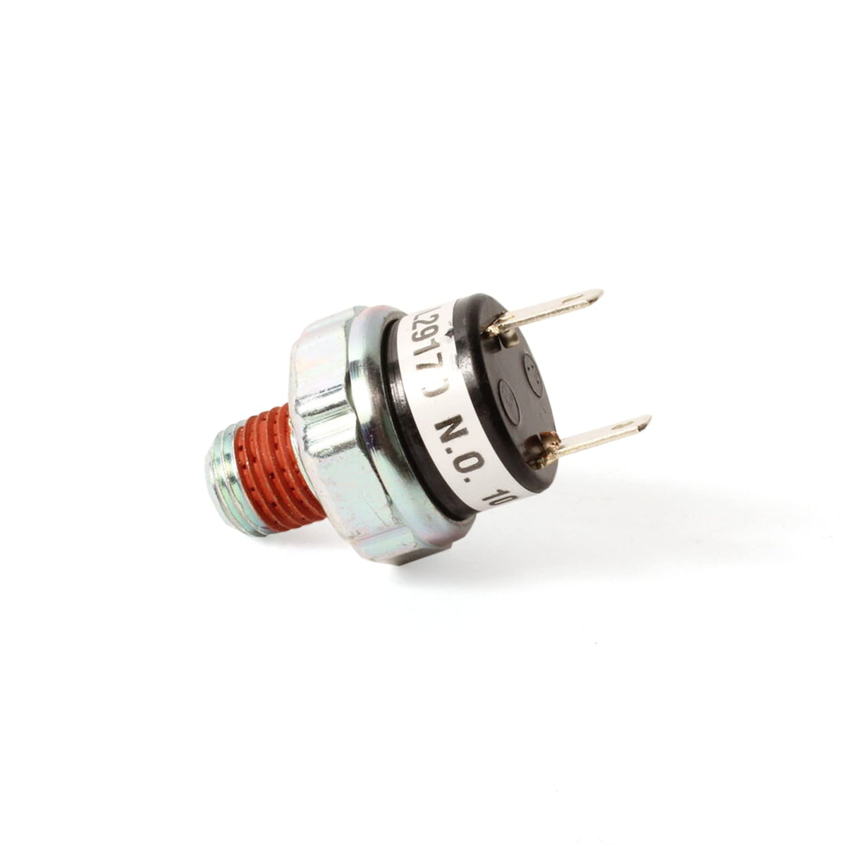 Generac oil pressure switch mounted on engine demonstrating OEM fit and restored pressure sensing