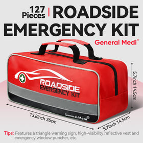 General Medi heavy-duty jumper cables detail demonstrating reliable jump starts