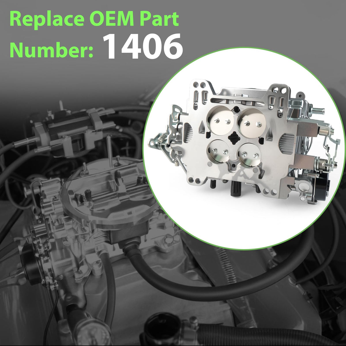 Generic 1406 packaging and label, verifies part number and authenticity