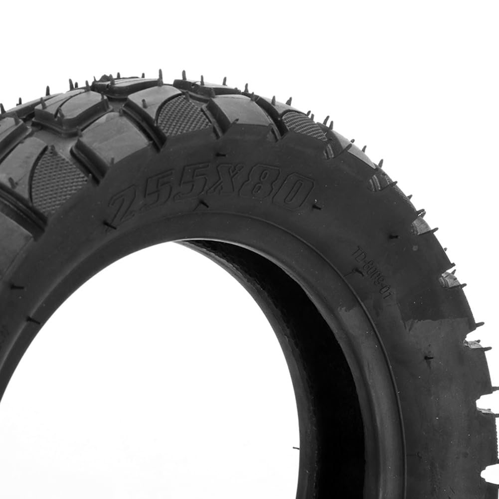 generic 255x80 sidewall texture close-up showing thicker rubber construction for better shock absorption