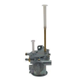 Generic 299437 carburetor mounted on small engine demonstrating direct-fit compatibility and restored starting