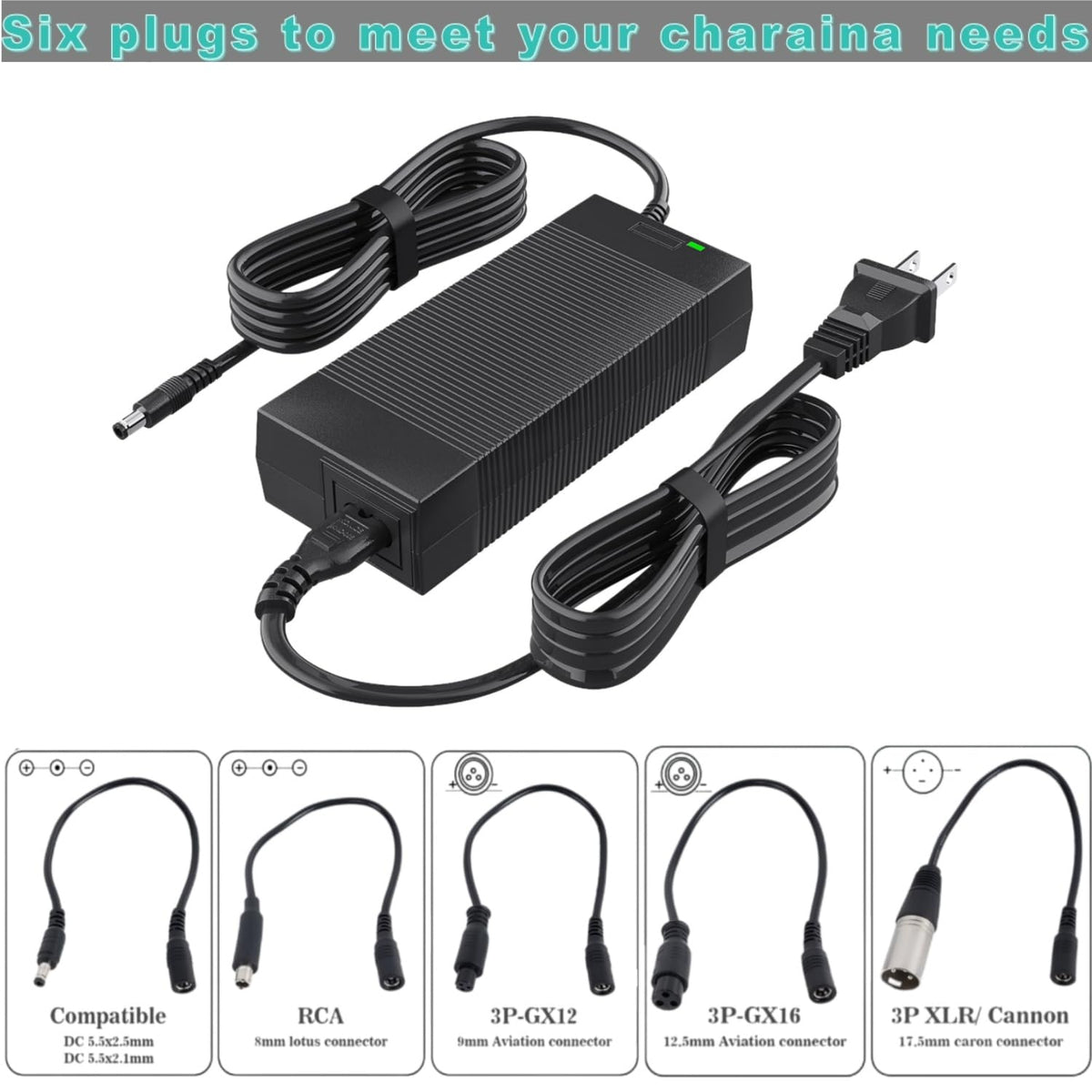 Generic charger connected to a scooter in use demonstrating fast charging and convenience
